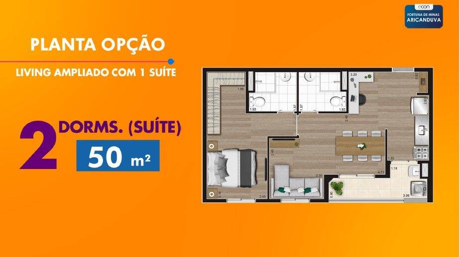 Apartamento, 2 quartos, 50 m² - Foto 18