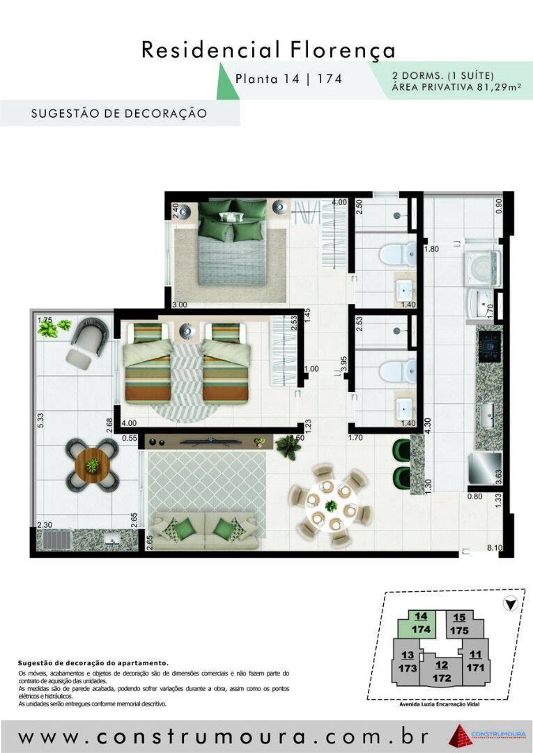 Apartamento, 2 quartos, 81 m² - Foto 3