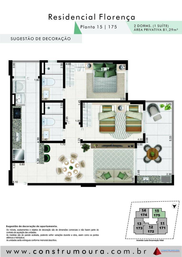 Apartamento, 2 quartos, 81 m² - Foto 3