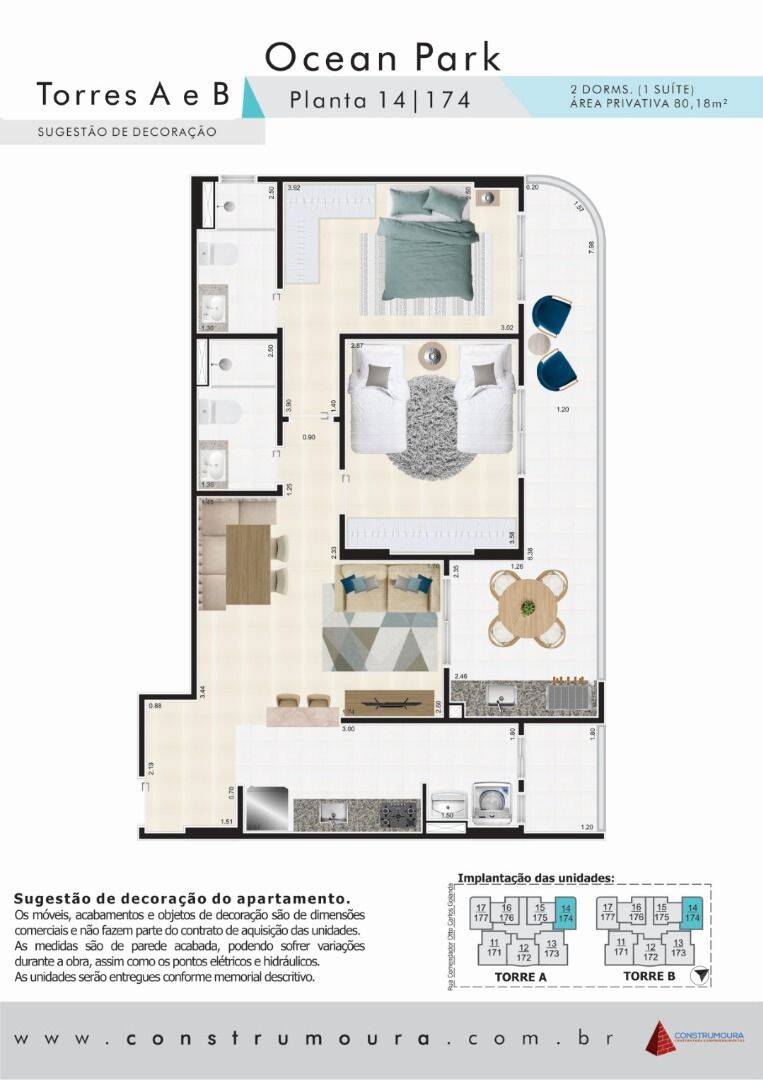 Apartamento, 2 quartos, 80 m² - Foto 21
