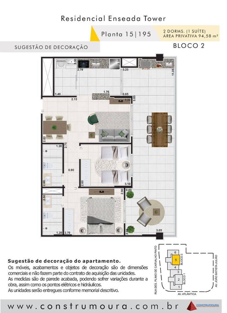 Apartamento, 2 quartos, 94 m² - Foto 16
