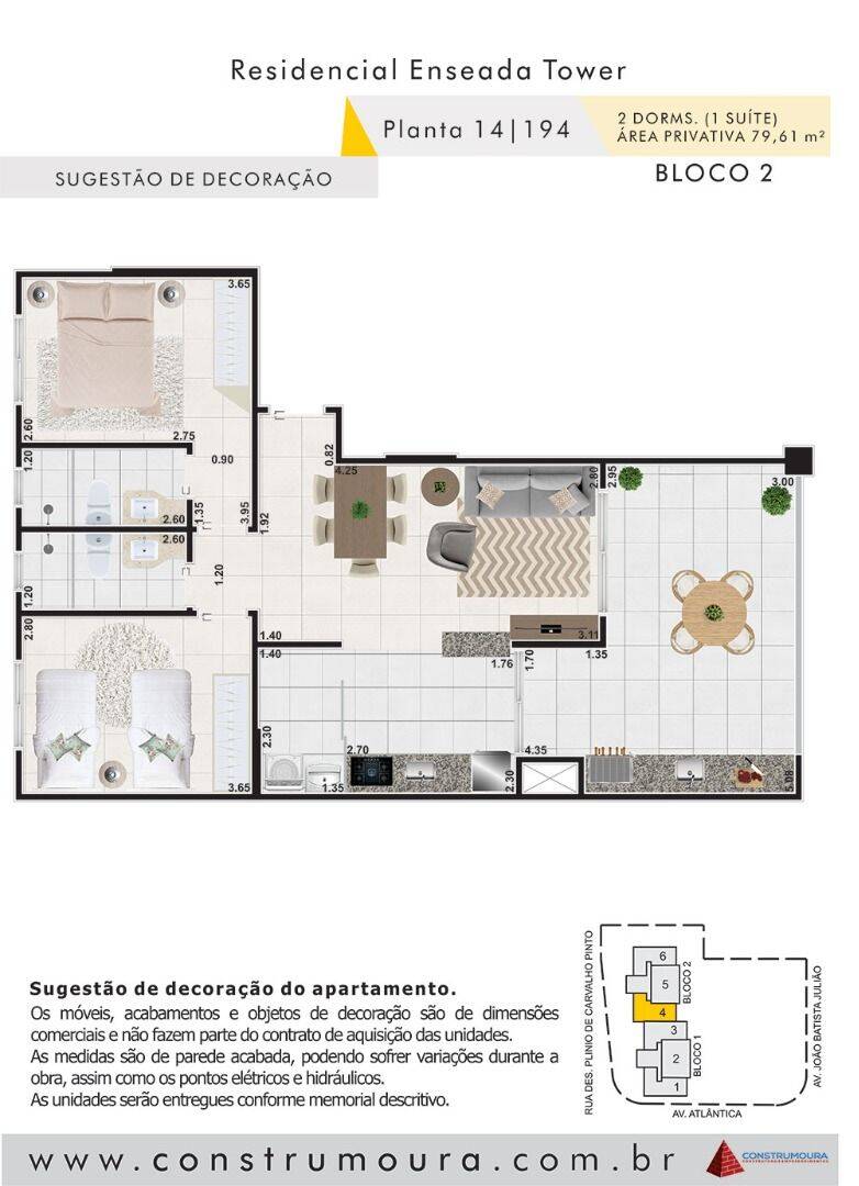 Apartamento, 2 quartos, 79 m² - Foto 4