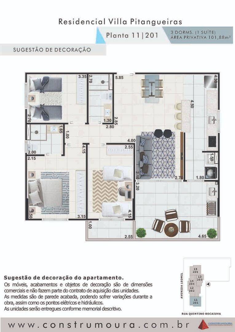 Apartamento, 3 quartos, 101 m² - Foto 2