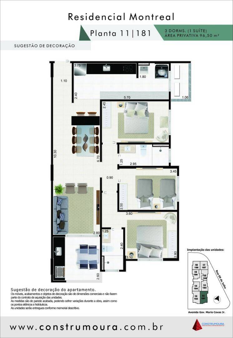 Apartamento, 3 quartos, 96 m² - Foto 10