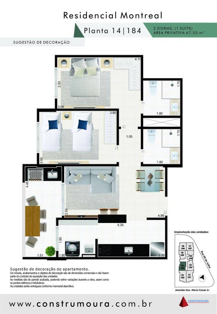 Apartamento, 2 quartos, 67 m² - Foto 10