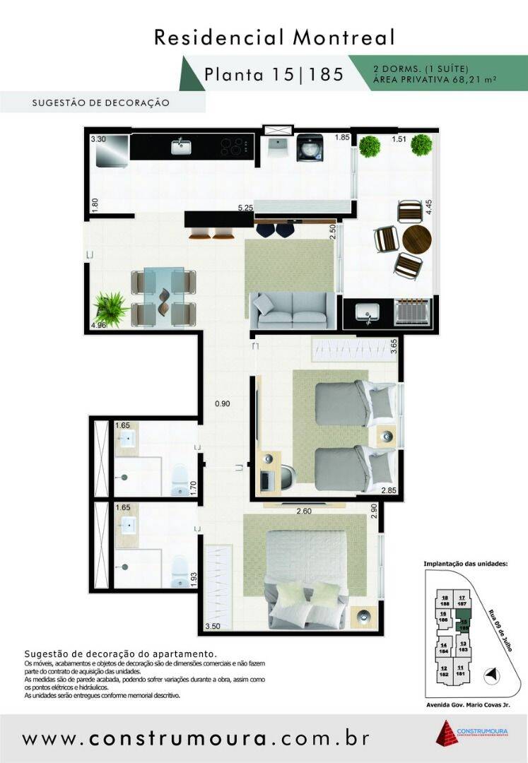 Apartamento, 2 quartos, 68 m² - Foto 10