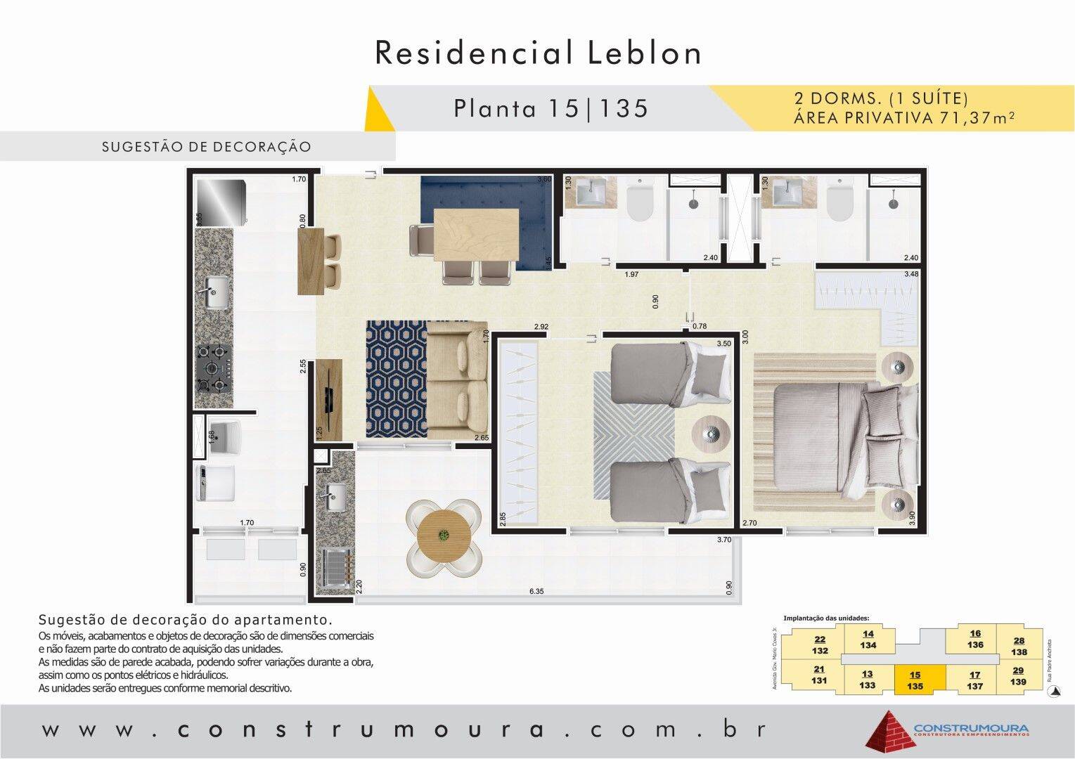 Apartamento, 2 quartos, 71 m² - Foto 11
