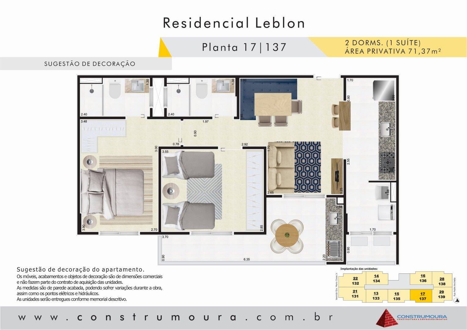 Apartamento, 2 quartos, 71 m² - Foto 12