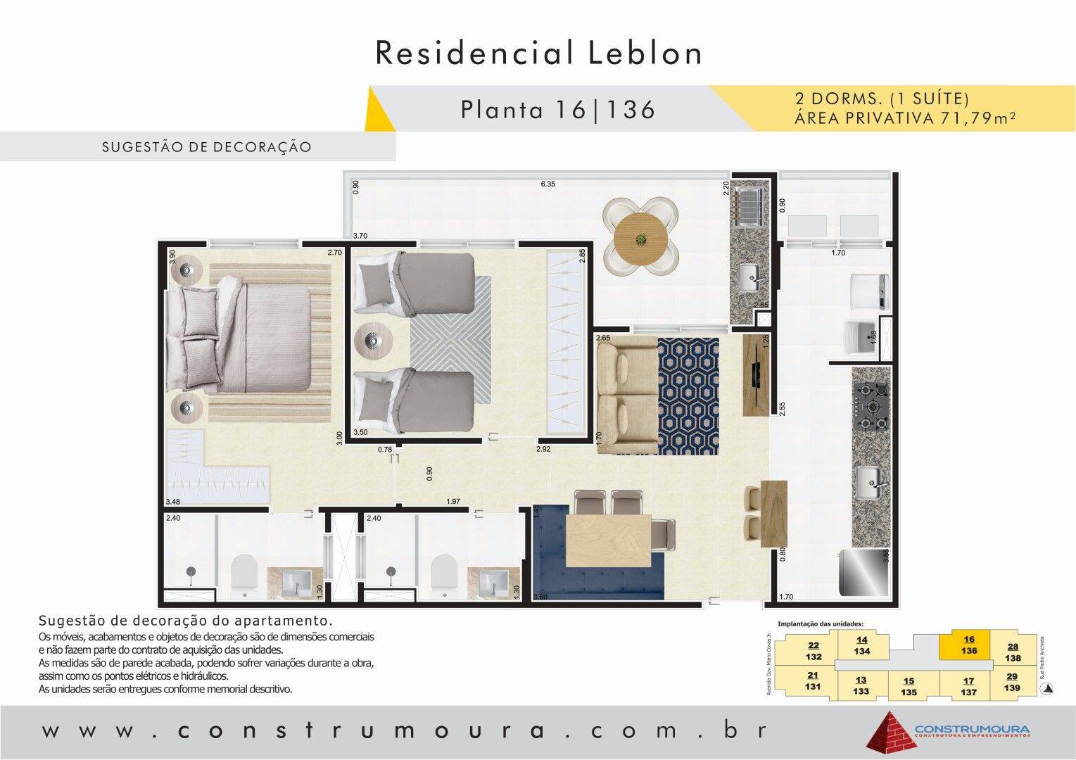 Apartamento, 2 quartos, 71 m² - Foto 3