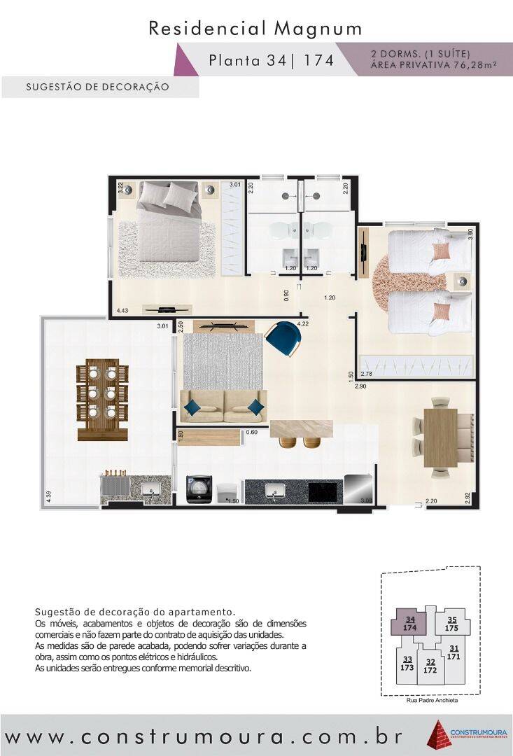 Apartamento, 2 quartos, 76 m² - Foto 15