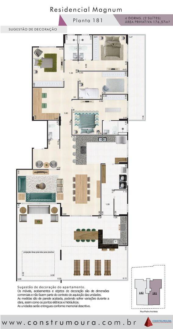 Cobertura, 4 quartos, 176 m² - Foto 16