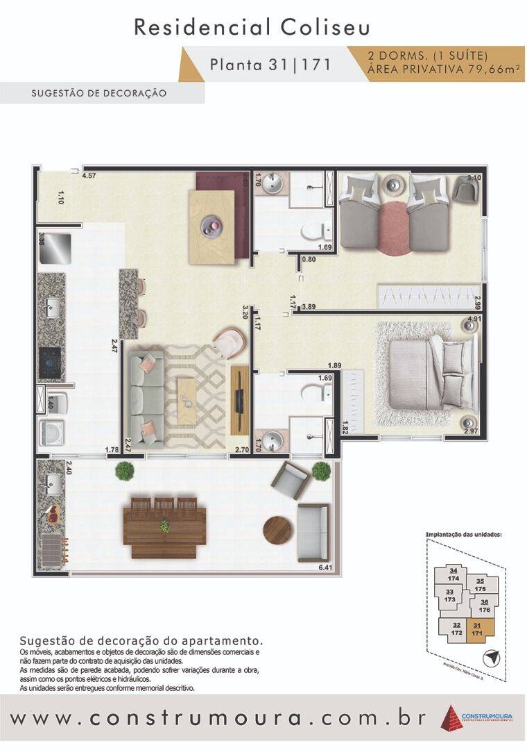 Apartamento, 2 quartos, 79 m² - Foto 11