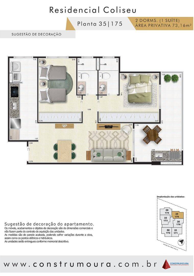 Apartamento, 2 quartos, 73 m² - Foto 11