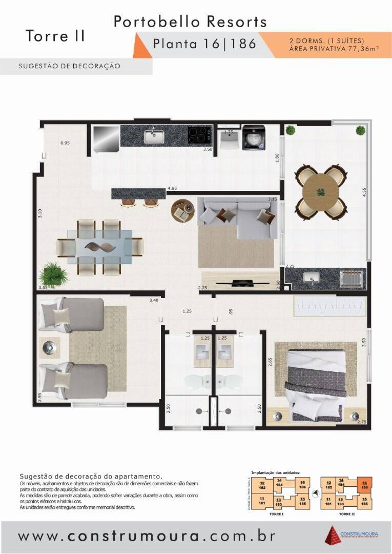 Apartamento, 2 quartos, 77 m² - Foto 15