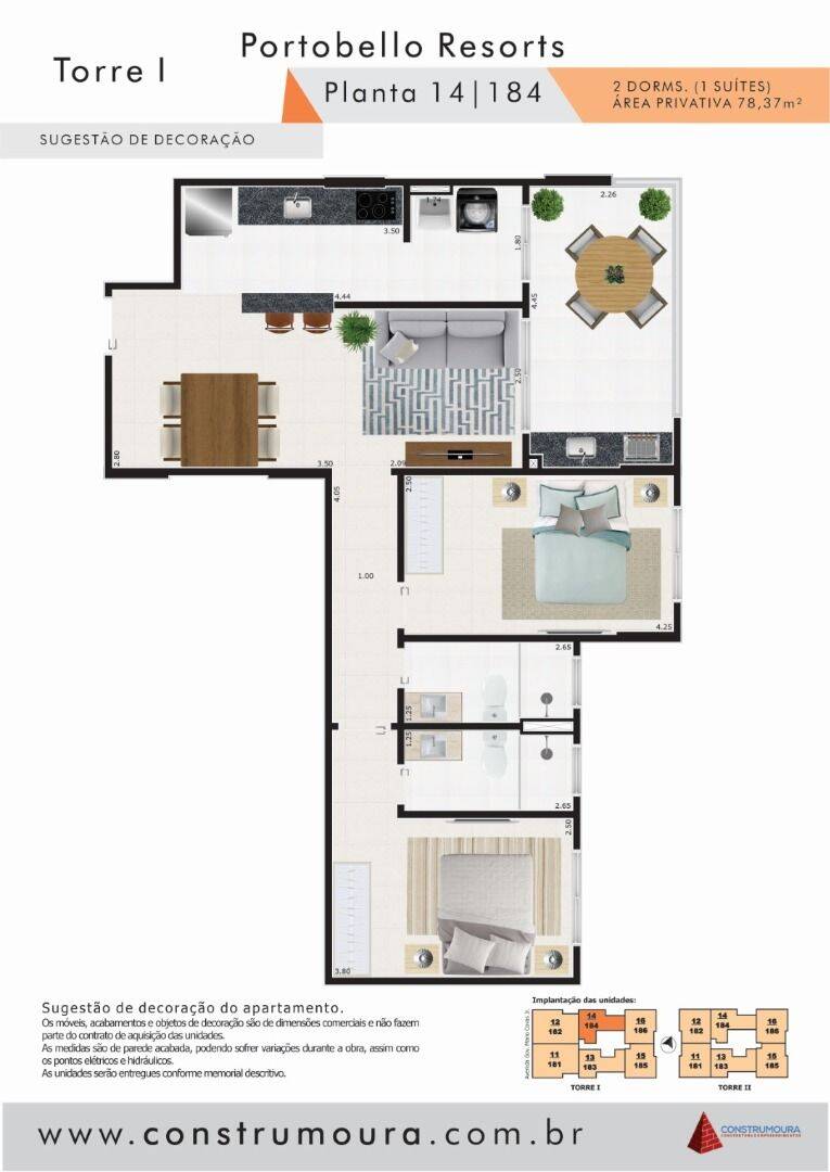 Apartamento, 2 quartos, 78 m² - Foto 15