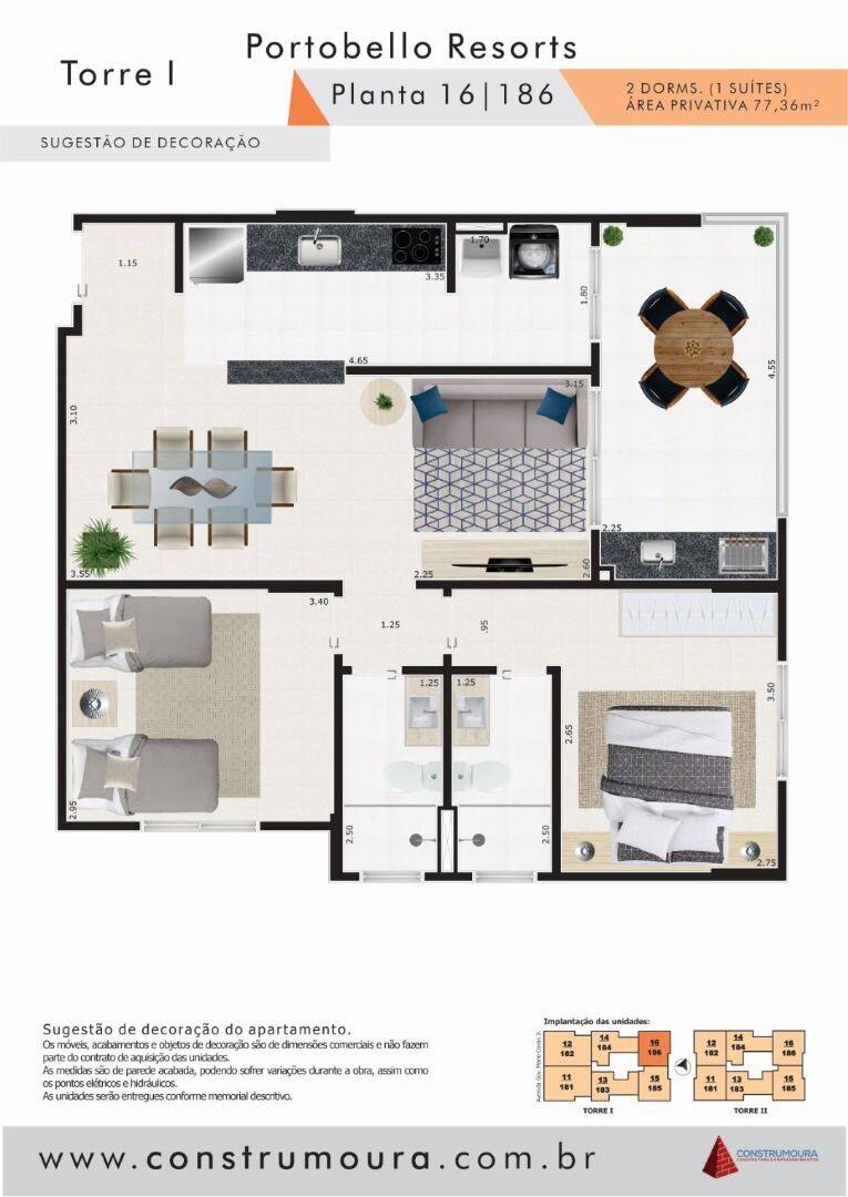 Apartamento, 2 quartos, 77 m² - Foto 15