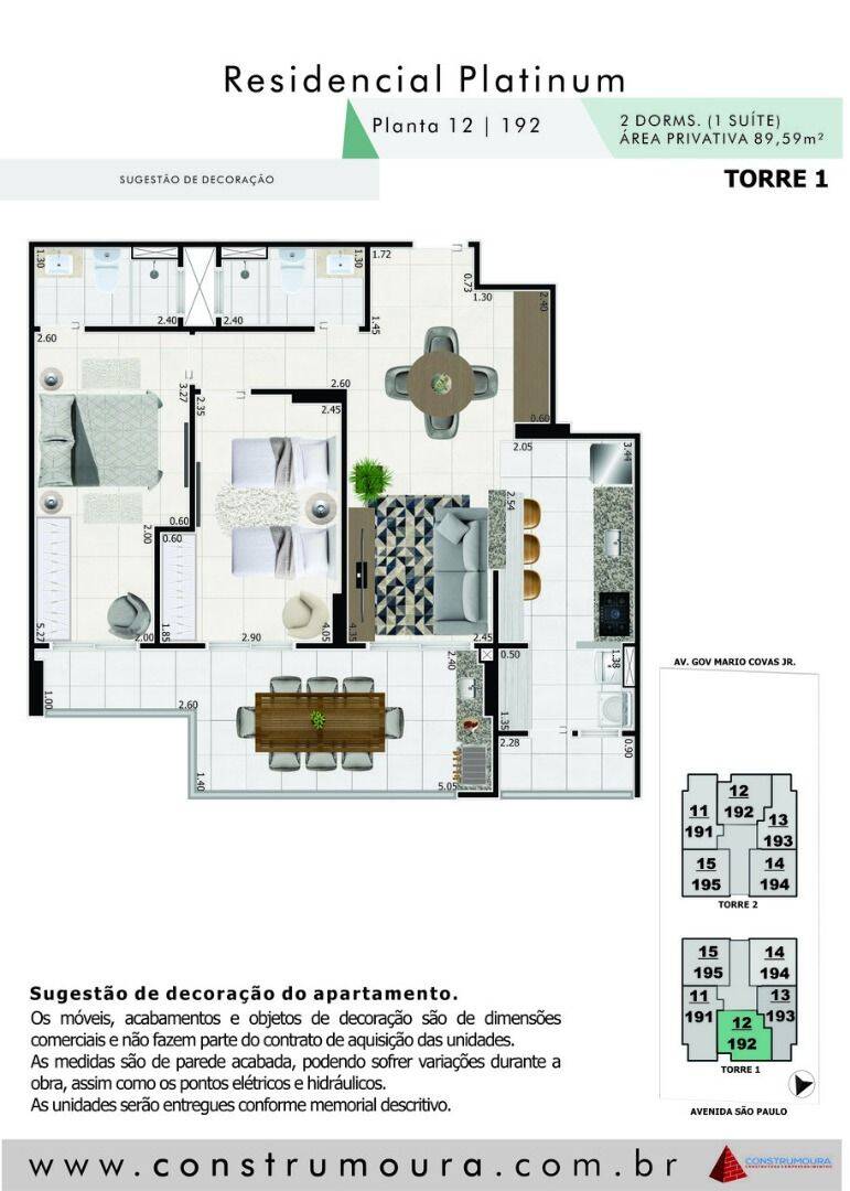 Apartamento, 2 quartos, 89 m² - Foto 22