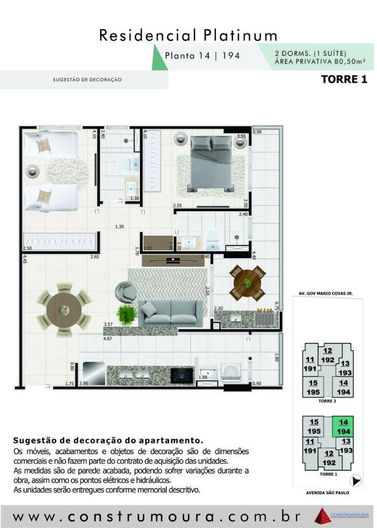 Apartamento, 2 quartos, 80 m² - Foto 22