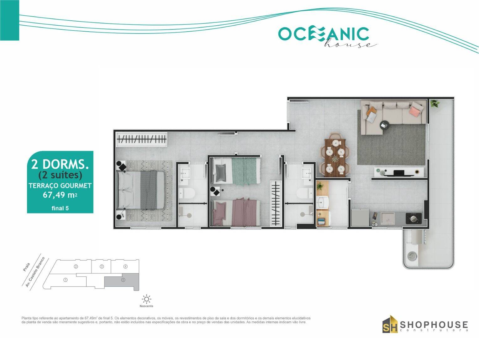 Apartamento, 2 quartos, 67 m² - Foto 14