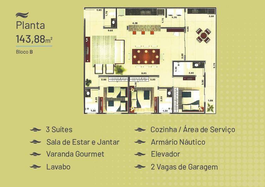 Apartamento, 3 quartos, 143 m² - Foto 17