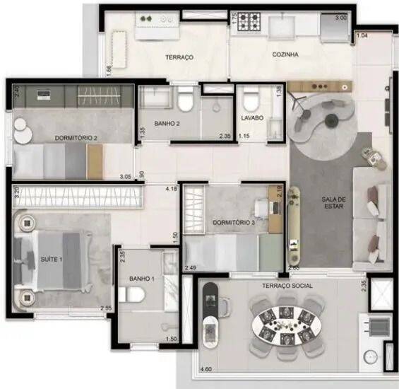 Apartamento, 3 quartos, 79 m² - Foto 18