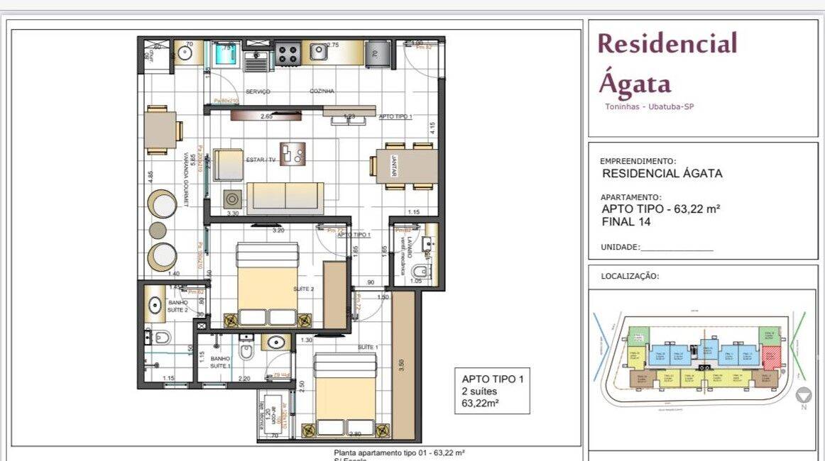 Apartamento, 2 quartos, 63 m² - Foto 24