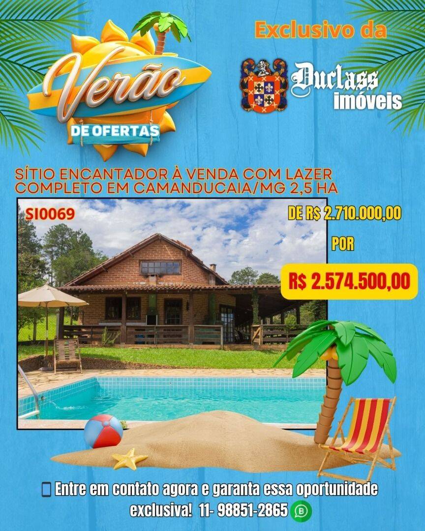 Sítio, 7 quartos, 3 hectares - Foto 1