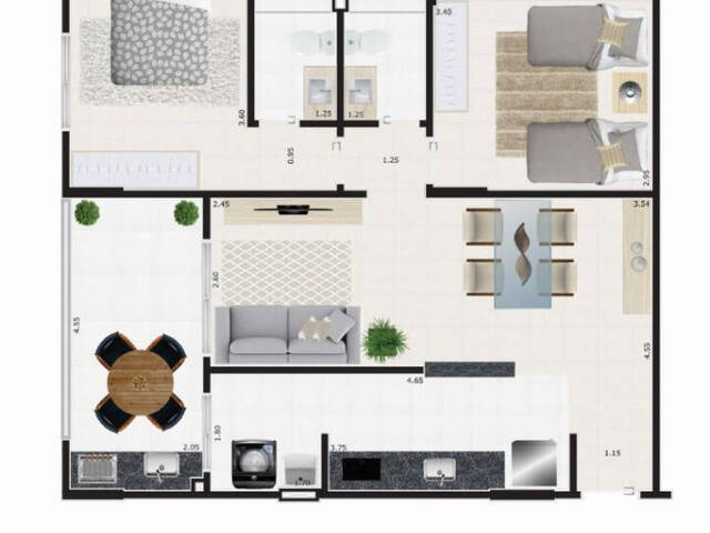 #AP0457 - Apartamento para Venda em Mongaguá - SP - 2