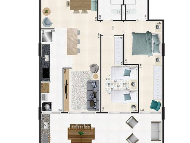 #AP0438 - Apartamento para Venda em Mongaguá - SP - 2