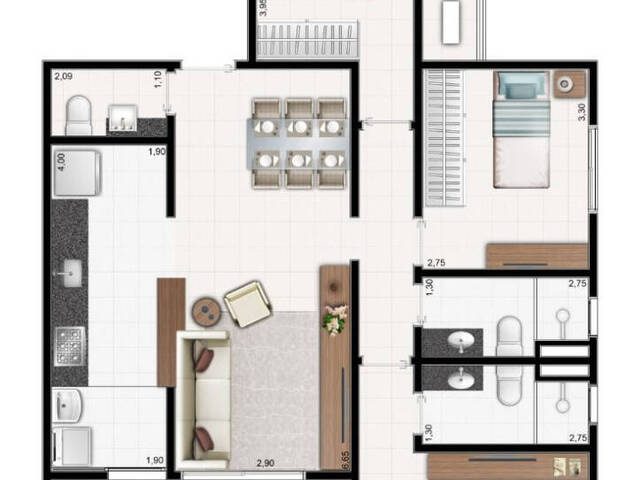 #AP0415 - Apartamento para Venda em Guarujá - SP - 3