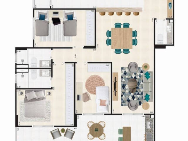 #AP0383 - Apartamento para Venda em Praia Grande - SP - 2