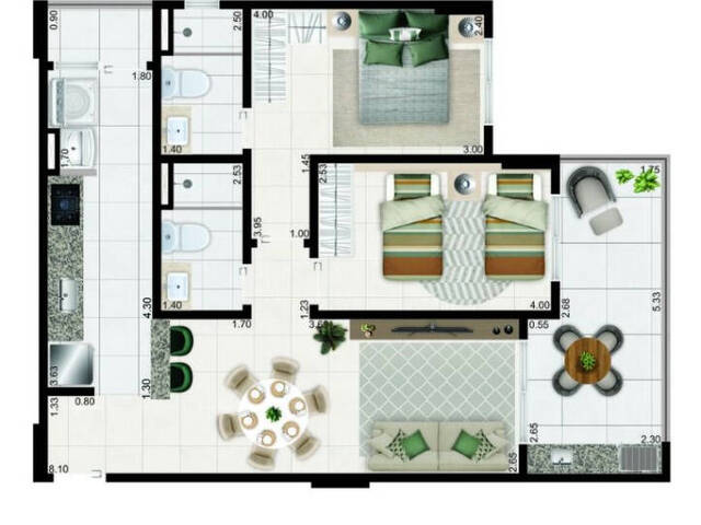 #AP0378 - Apartamento para Venda em Praia Grande - SP - 3
