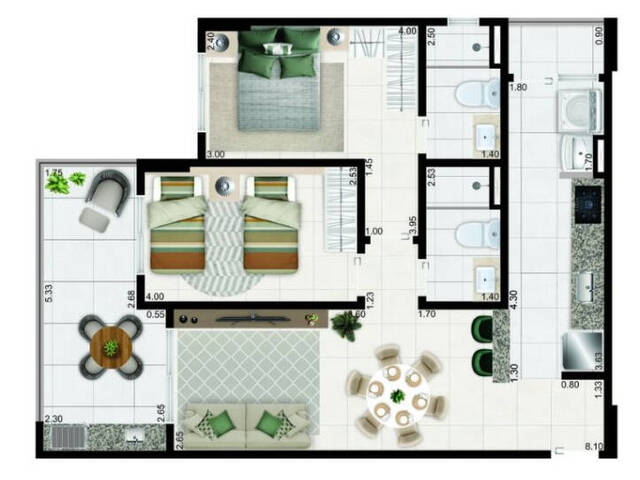 #AP0377 - Apartamento para Venda em Praia Grande - SP - 3