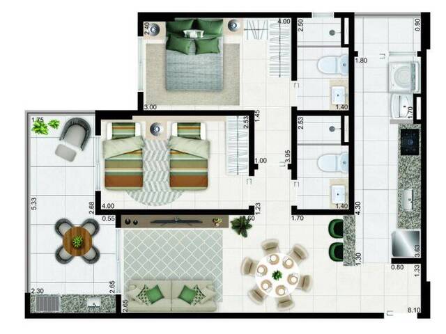 Apartamento para Venda em Praia Grande - 3