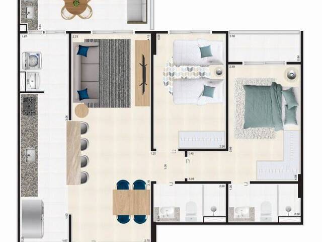 Apartamento para Venda em Praia Grande - 4