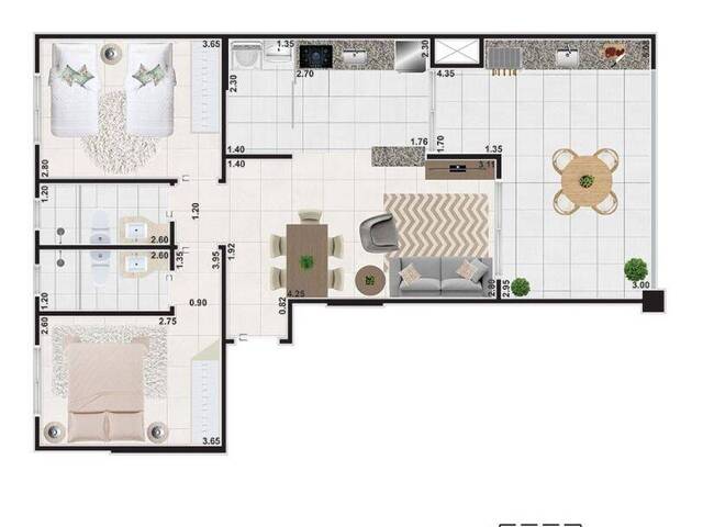 Apartamento para Venda em Guarujá - 3