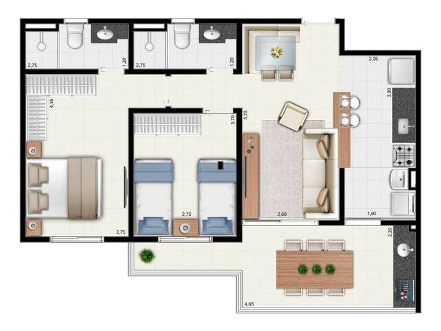 Apartamento para Venda em Guarujá - 2