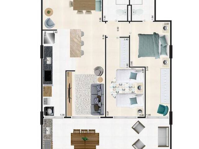 Apartamento para Venda em Mongaguá - 2