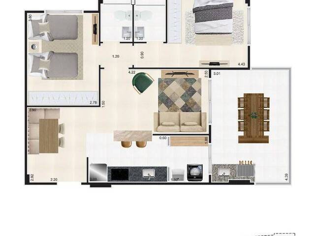 Apartamento para Venda em Mongaguá - 2