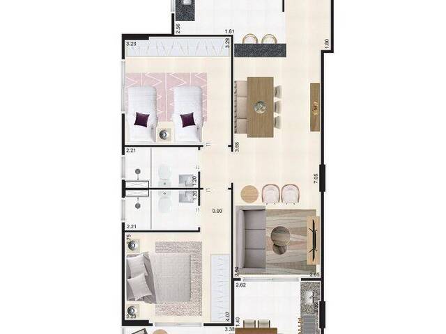 Apartamento para Venda em Mongaguá - 2