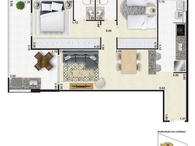 Apartamento para Venda em Mongaguá - 3