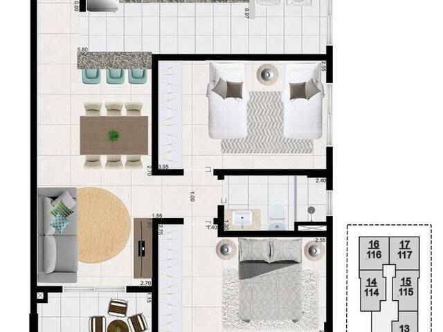 Apartamento para Venda em Mongaguá - 5