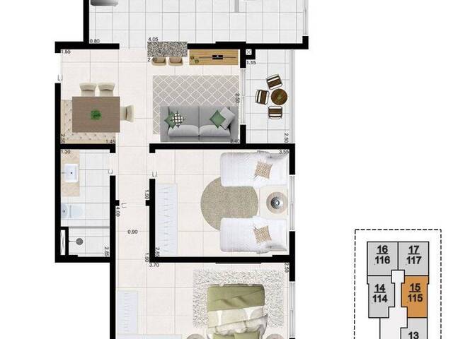 Apartamento para Venda em Mongaguá - 5