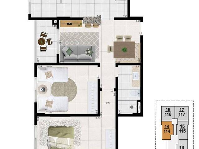 Apartamento para Venda em Mongaguá - 5
