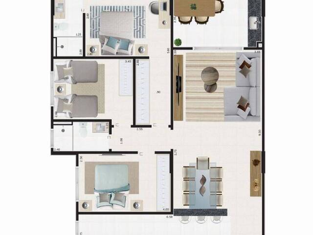 Apartamento para Venda em Mongaguá - 2