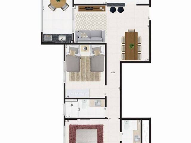 Apartamento para Venda em Mongaguá - 2