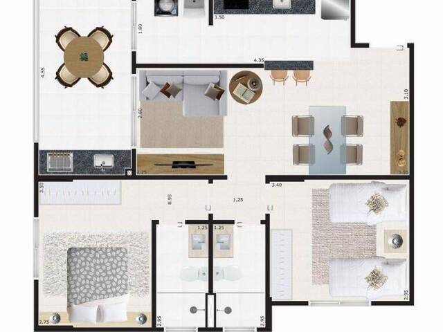 Apartamento para Venda em Mongaguá - 2