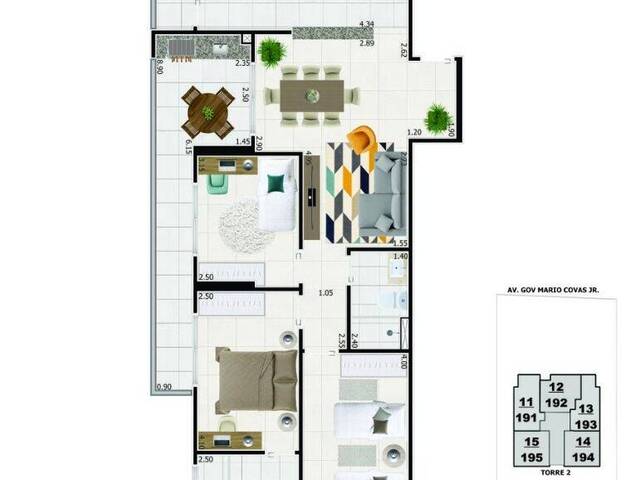 Apartamento para Venda em Mongaguá - 2
