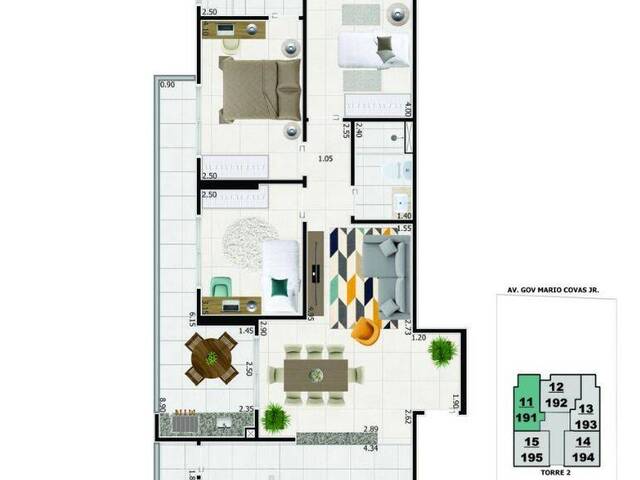 Apartamento para Venda em Mongaguá - 3