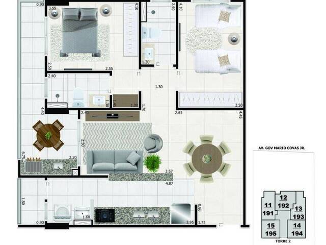 Apartamento para Venda em Mongaguá - 2